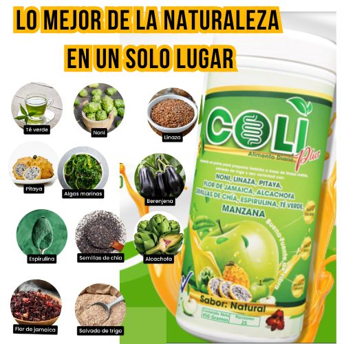 Fibra Coli Plus – Limpieza Digestiva Natural y Bienestar Total