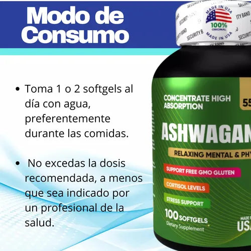 💥 Potencia tu Energía y Bienestar con el Combo Ashwagandha + Resveratrol 💥
