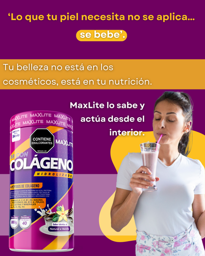 COLÁGENO MAXLITE – Belleza y Juventud Desde el Interior