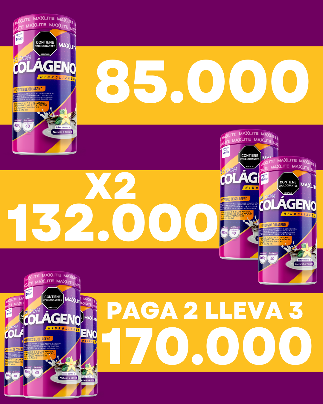 COLÁGENO MAXLITE – Belleza y Juventud Desde el Interior