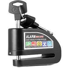 Candado Para Disco de Moto con Alarma 110dB Antirrobo – Seguridad Máxima para Motocicletas